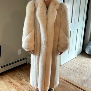 Antonovich dyed blush male mink coat